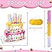 JOARHONAL Birthday Cake Pinata Happy Birthday Pinata with Blindfold and Bat Happy Birthday Party Games Decorations Small Size 157x13x3 - Image 4
