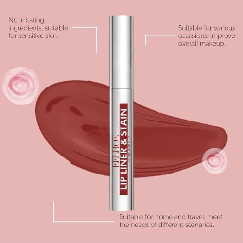 Petansy Peel Off Lip Stain Tattoo Set, 3 Colors Peel Off Lip Liner, Removable Lip Liner Set, Matte Finish Waterproof Lip Liner Pencil, Transfer-proof Peel Off Lip (3Colors/Set, B) - Image 3