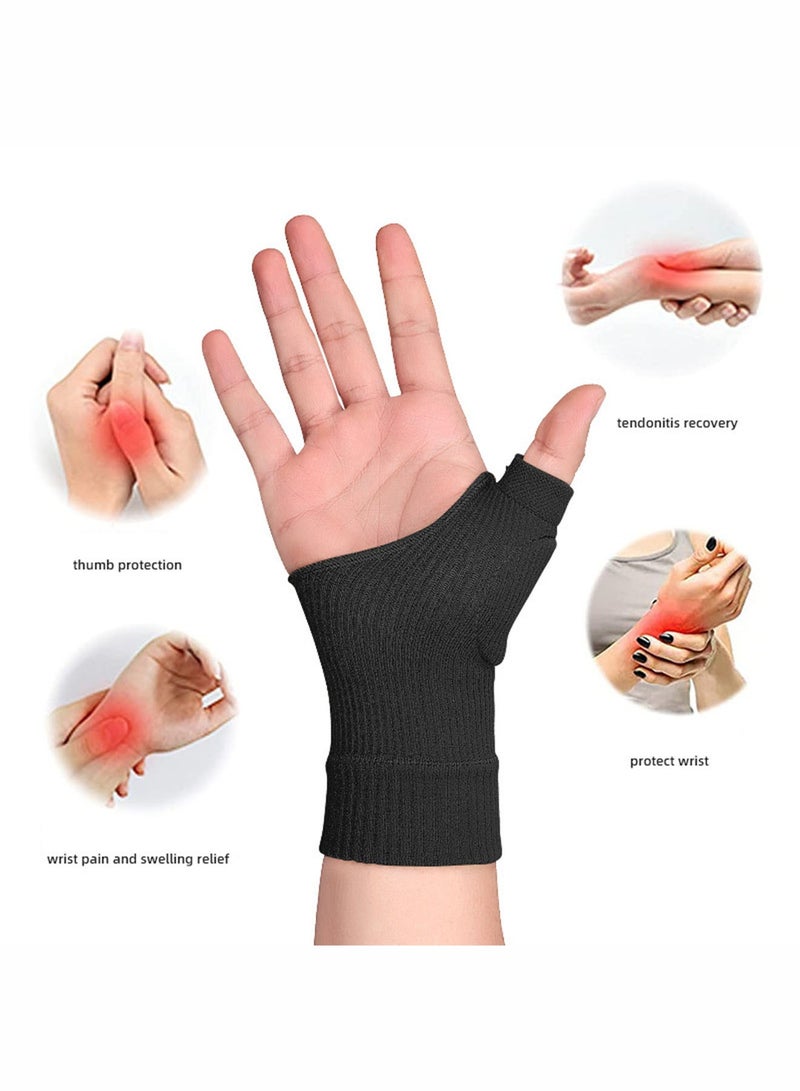 Generic 1 Pair Gel Wrist Support Brace Breathable Compression Arthritis Gloves For Thumb Arthritis Carpal Tunnel Tenosynovitis - Image 3