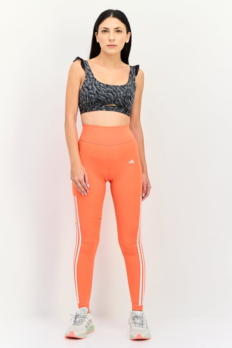 Adidas Women Sportswear Fit Training Leggings, Dark Orange - Image 4