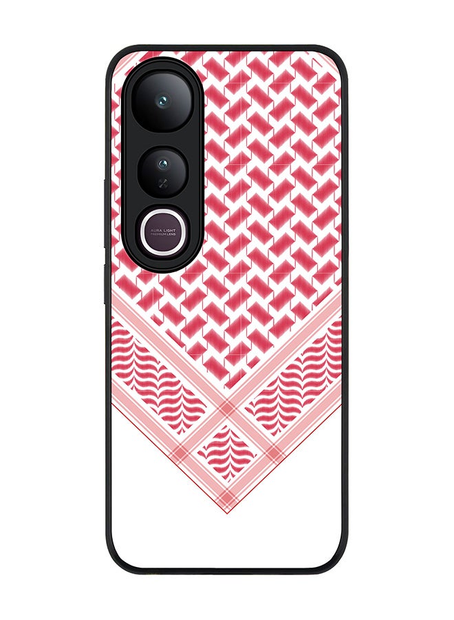 Stylizedd For vivo V50 Lite Case,Slim fit Camera Protection, Shockproof Thin Phone cover  - Victory Shemag (Red)