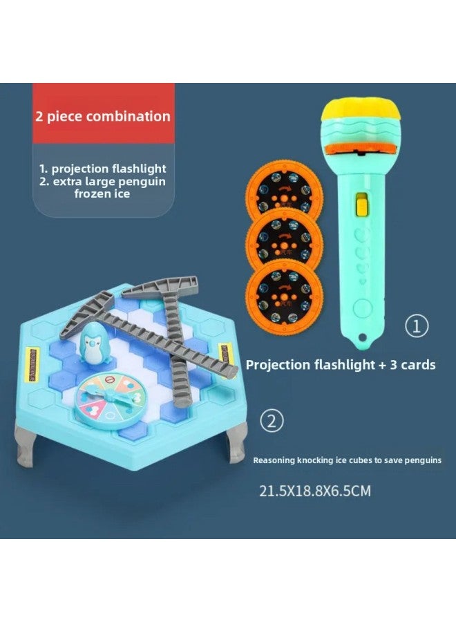 Rescue Penguin Knocking Ice Toys Ice Breaking Table Knocking Wall Breaking Children's Board Games Parent-Child Educational Games Interactive Toys