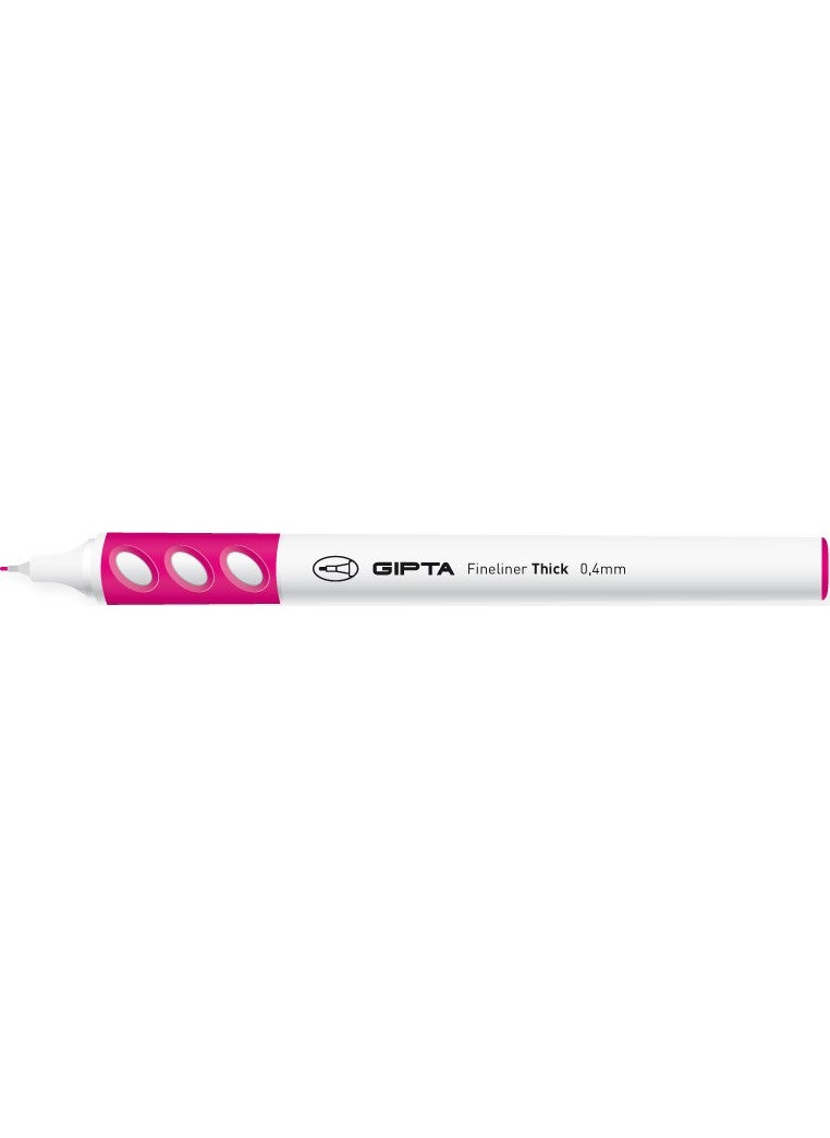 Gıpta Fineliner Thick Pen 0.4 mm Pink 