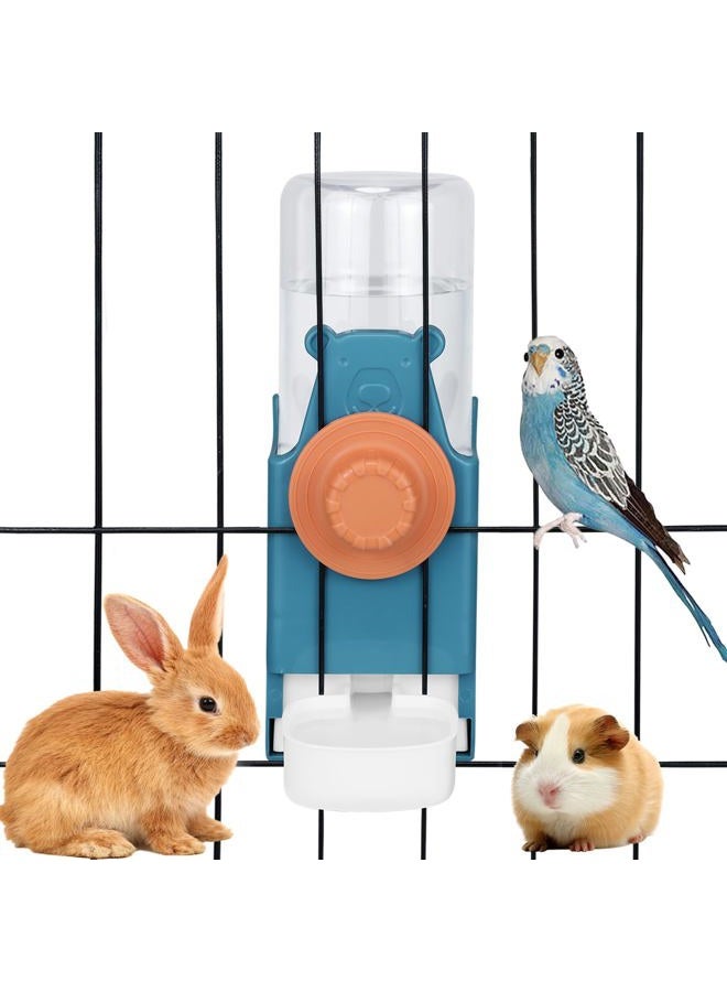 Kenond 17 oz Rabbit Water Bottle,Guinea Pig No Drip Water Bowl for Cage,Hanging Gravity Automatic Water Dispenser for Small Animals Bunny Ferret Chinchilla Birds - Image 1