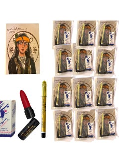 Magic lipstick and black eyeliner set, Foundation Day gifts, 12 pieces