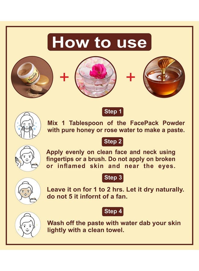 Zenomia Dazzling Face Mask - 100g | Chemical-Free Skin Care for Women | Removes Blackheads, Acne & Pimples | Whitening & Brightening Beauty Rejuvenation - Image 4