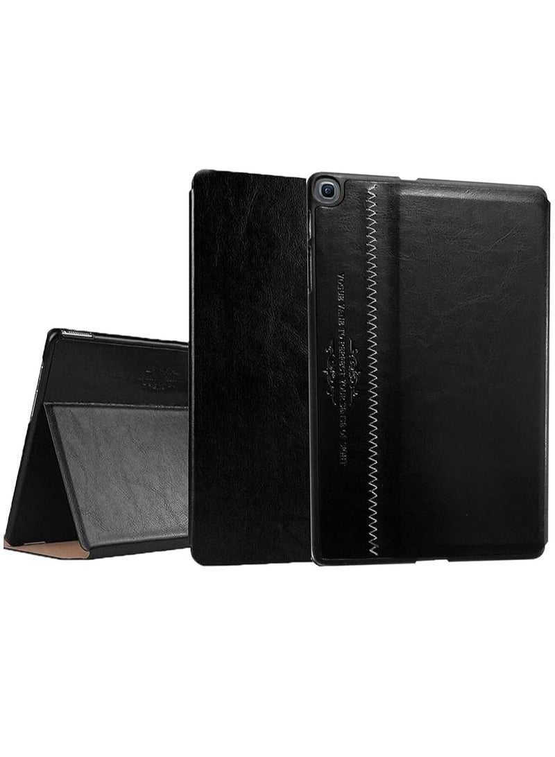 Kaku Folio Protection Cover for Samsung Galaxy Tab A 10.1 (T515/T510) – 10.1 Inch, Slim and Durable Black PU Leather Case with Viewing Stand, Shockproof and Scratch-Resistant - Image 2