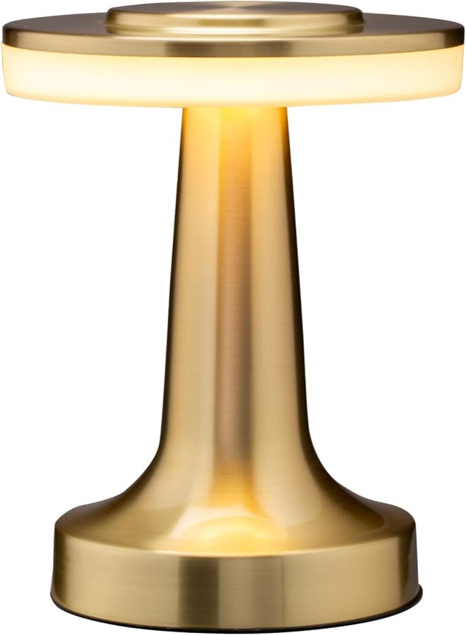 O'Bright Lámpara de mesa LED portátil con sensor táctil, brillo de 3 niveles, batería recargable de hasta 48 horas de uso, luz nocturna para guardería de niños - Image 1