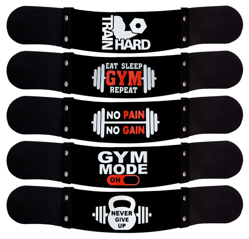 Aprodo New Arm Blaster, Biceps Muscle Workout, Heavy Duty Thick Gauge, Padded, for Men & Women (RED STAAR) - Image 3