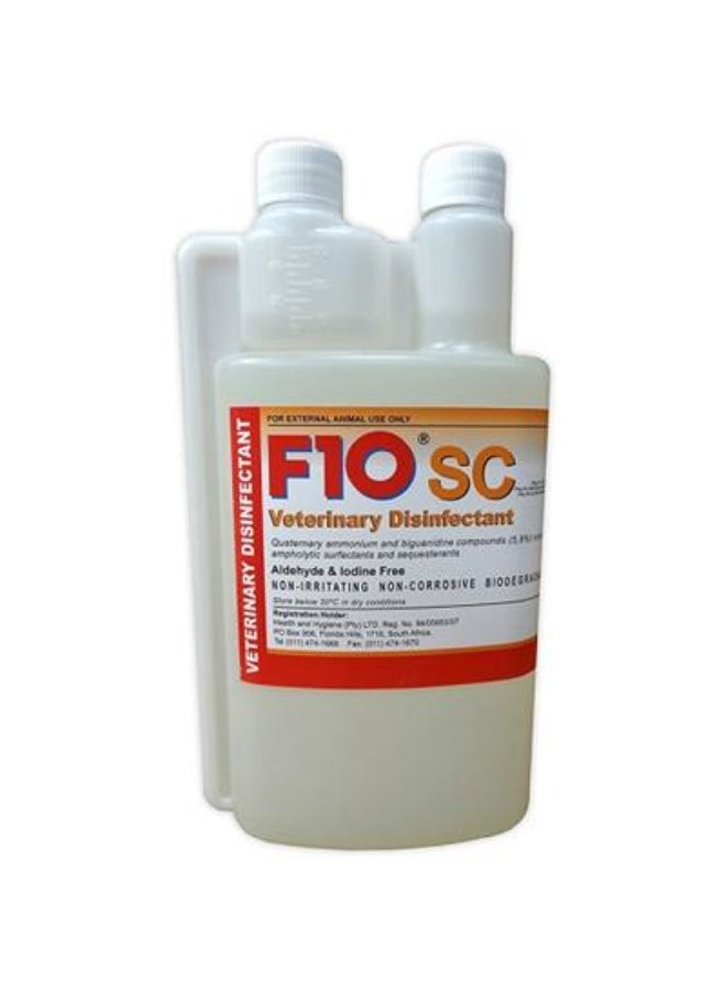 F10 SC Veterinary Disinfectant 1 Liter | Super Concentrated Broad Spectrum Disinfectant | Bacteria, Fungi & Germ Control