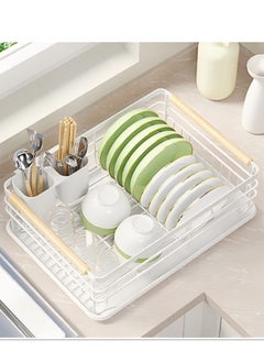Beautiful Carbon Steel Household Kitchen Rack, Kitchen Tableware Storage And Drain Bowl Rack, Countertop Tableware Rack  - Image 2