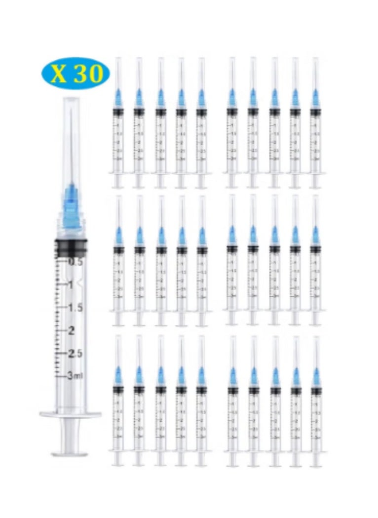 3W Healthcare 3Ml 23G 1In Disposable Syringe With Luer locking 30PCS  - Image 2