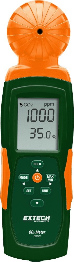 Extech CO240 - Indoor Air Quality Meter – Handheld CO₂, Temperature, Humidity, Dew Point & Wet Bulb Monitor with Audible Alarm - Image 3