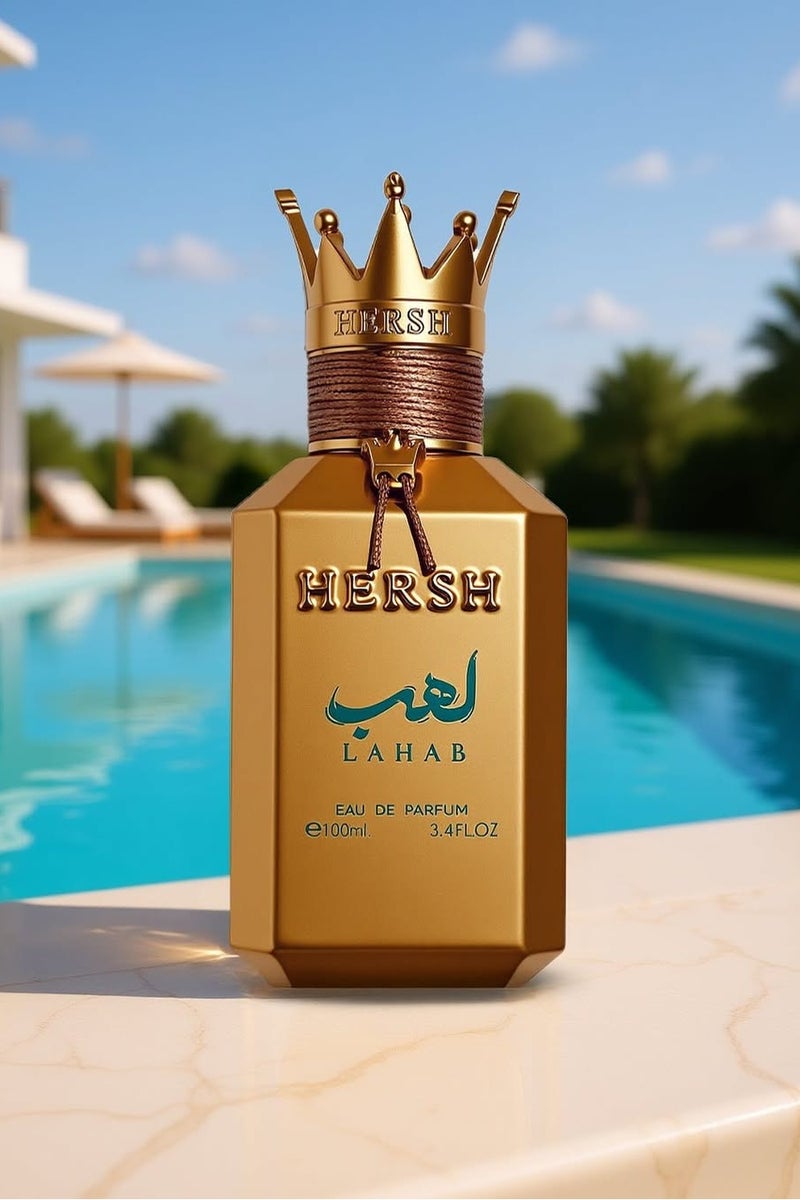 العز للعود عطر هيرش لهب للجنسين - 100 مل - Image 1