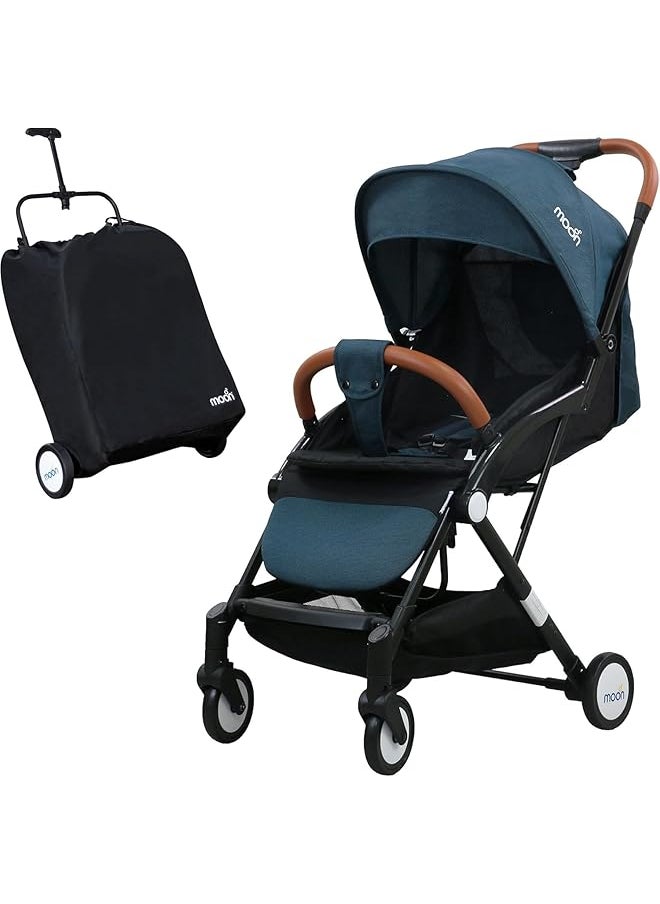 erorex Ritzi Cabin Stroller Black Blue Dots Mnnprmt28  - Image 1