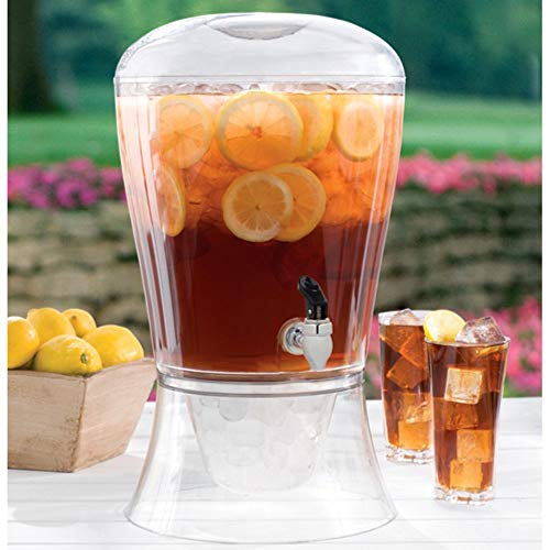 Creativeware 3-Gallon Beverage Dispenser- Poly Prop Beverage Dispenser, Clear - Image 2