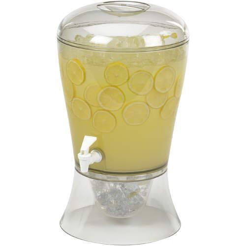 Creativeware 3-Gallon Beverage Dispenser- Poly Prop Beverage Dispenser, Clear - Image 4
