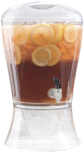 Creativeware 3-Gallon Beverage Dispenser- Poly Prop Beverage Dispenser, Clear - Image 5