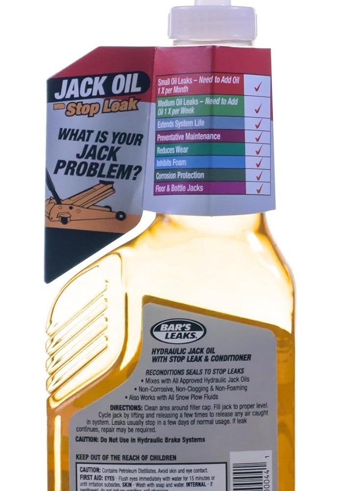Bar's Leaks HJ12 Jack Oil with Stop Leak - 12.5oz Hydraulic Fluid - Image 2