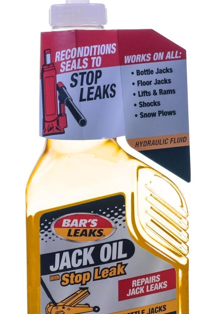 Bar's Leaks HJ12 Jack Oil with Stop Leak - 12.5oz Hydraulic Fluid - Image 1