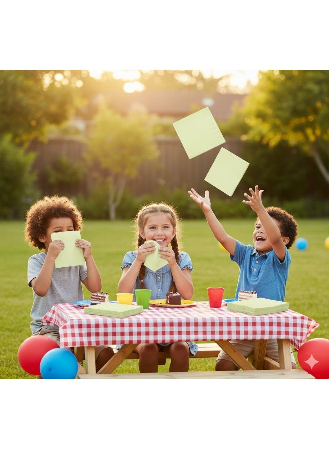 Ciao Ivory Compostable Paper Napkins 33x33 cm – 20 Eco-Friendly Disposable Serviettes - Image 3