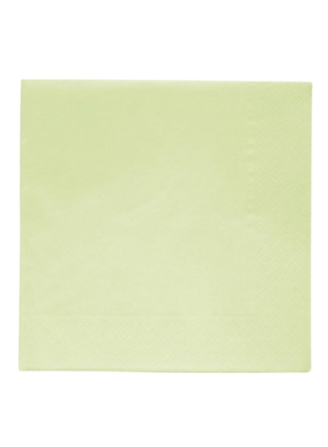Ciao Ivory Compostable Paper Napkins 33x33 cm – 20 Eco-Friendly Disposable Serviettes - Image 1