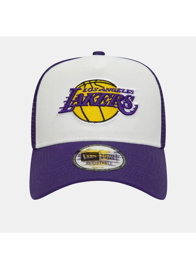 NEW ERA Men's NBA LA Lakers Team Colour A-Frame Trucker Cap