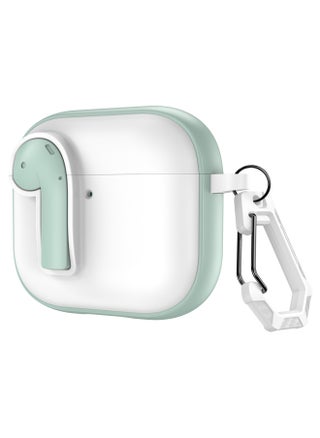 Suitable For Apple Airpods 4 Protective Case With Lock Switch Creative Headset Bluetooth Case Pro2 Soft Drop-proof Case-Color:White Green-Applicable Models:Airpods Pro - pzsku/Z25CE91E7D3E032057656Z/45/1746203410/f9c72b68-ba32-41f1-a5a0-8f4fbe2f3b3a