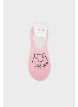 Lela Patterned Soft Cotton Knitted Ballerina Socks Women's Socks 0070005  - Image 1