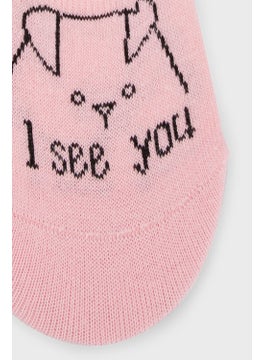 Lela Patterned Soft Cotton Knitted Ballerina Socks Women's Socks 0070005  - Image 2