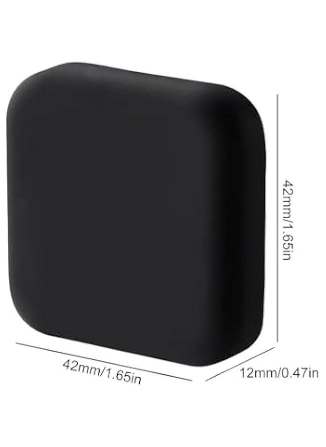 Generic Door Wall Protectors Bumper, Wall Door Handle Stopper, Silicone Adhesive Door Wall Protectors, Wall Silicone Anti-Collision Door Stopper Adhesive Pad, Cabinet Door Bumpers, Black  - Image 2