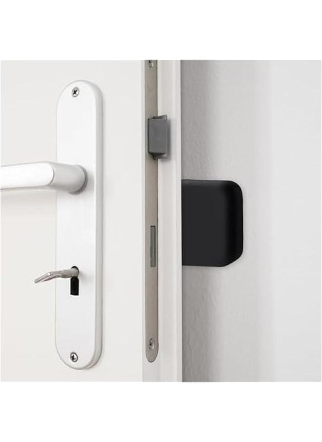 Generic Door Wall Protectors Bumper, Wall Door Handle Stopper, Silicone Adhesive Door Wall Protectors, Wall Silicone Anti-Collision Door Stopper Adhesive Pad, Cabinet Door Bumpers, Black  - Image 5