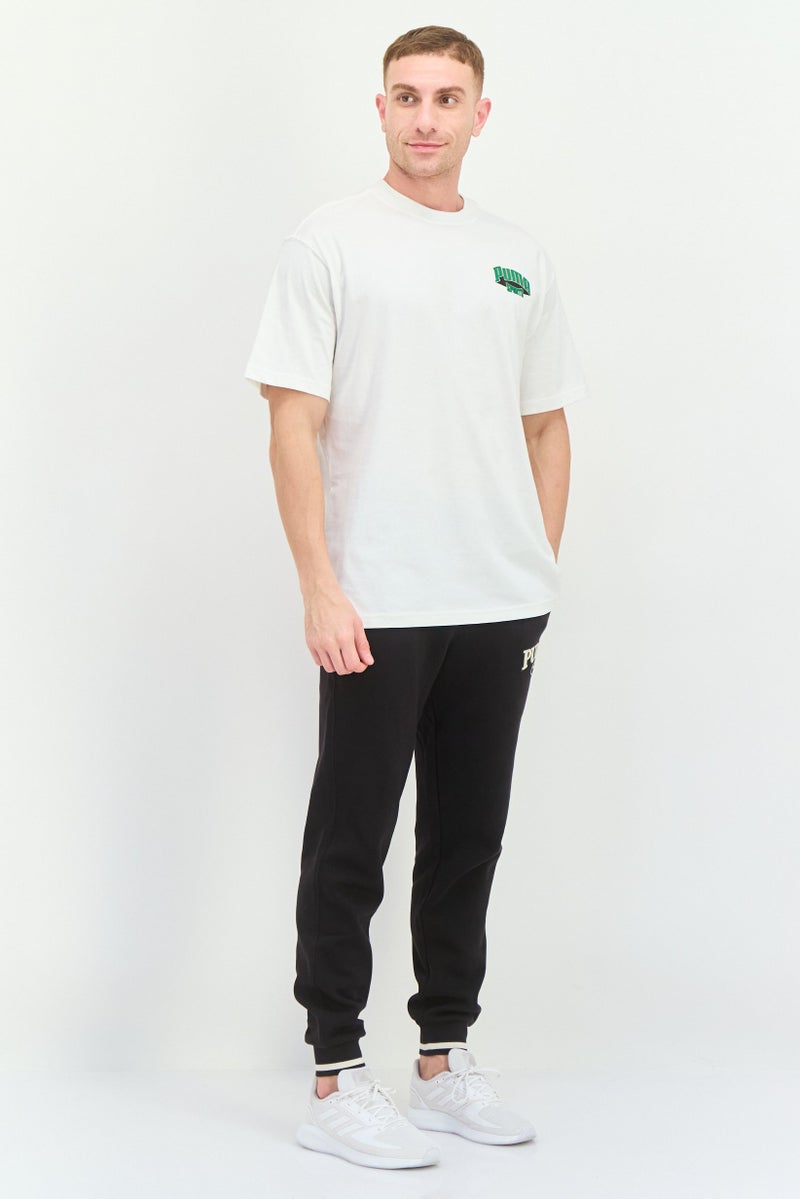 PUMA Men Sportswear Fit Short Sleeve Outdoor T Shirt, White - Image 2