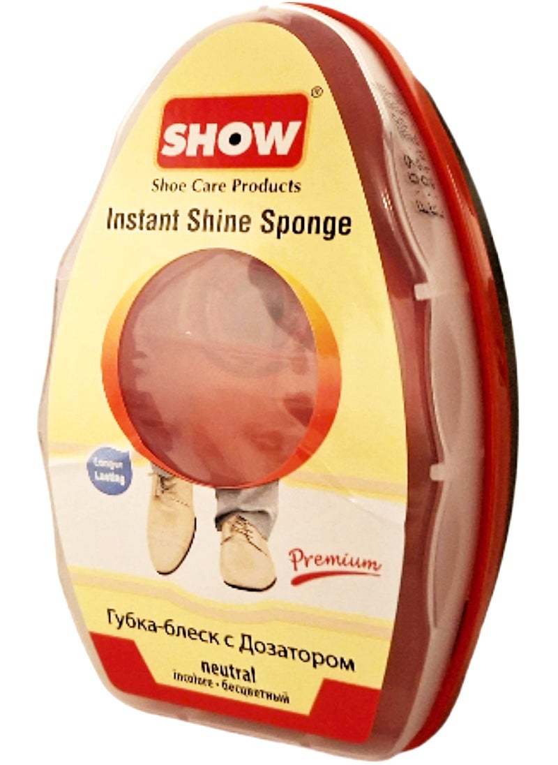 Show - Special Shoe Instant Shine Sponge With Dispenser - Neutral Color - Image 1