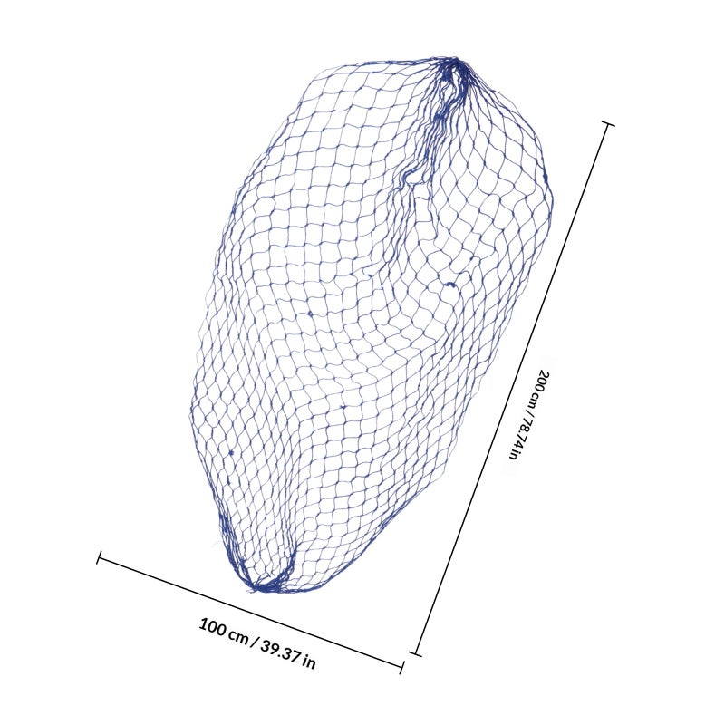 Wall Hanging Nautical Decorative Fish Net Fishing Netting Luau Party Wall Decor ( ) - Image 2
