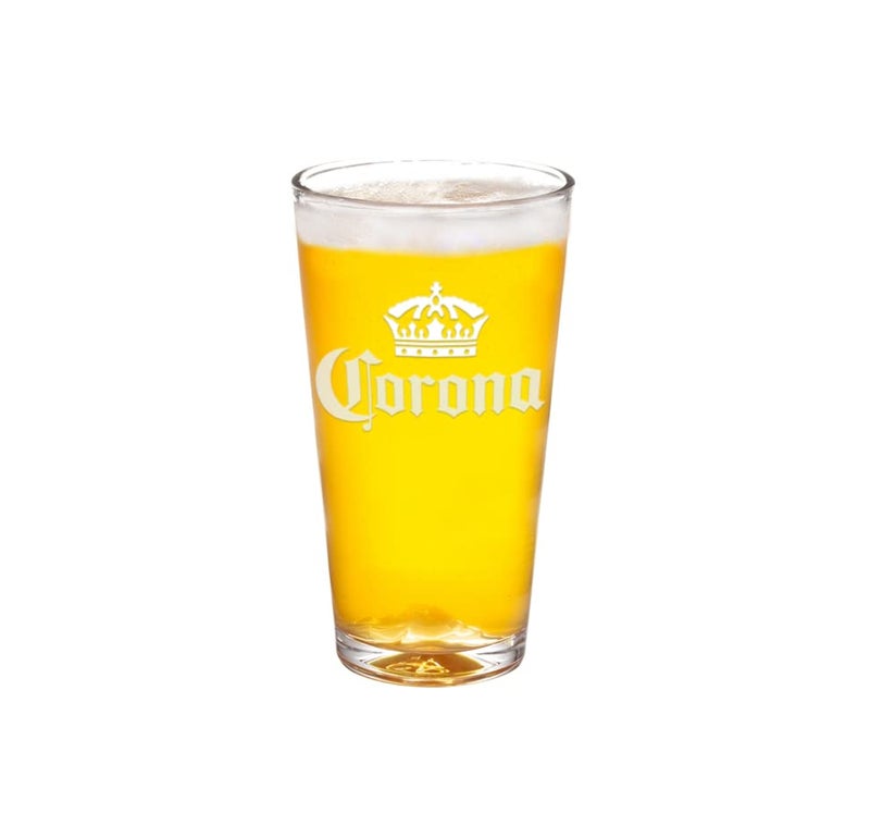 Corona Signature Crown Pint Glass  1 Pint Glass