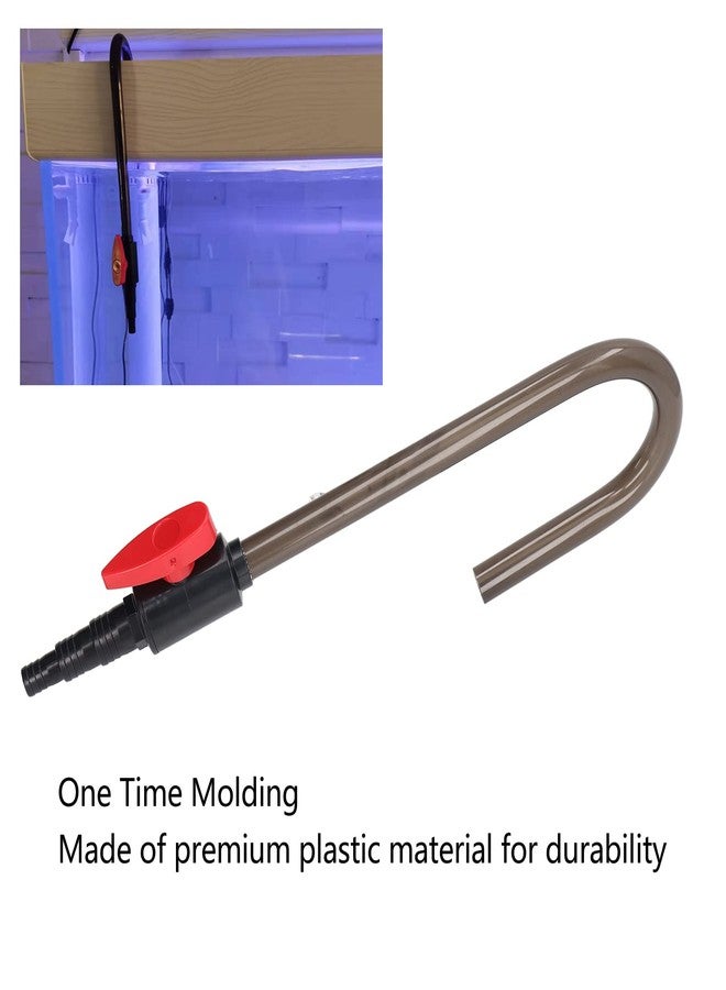 إستنك أنبوب تعبئة مياه حوض السمك من إستينك، أنبوب بلاستيكي يُثبت على الحائط، أنبوب تعبئة مياه أوتوماتيكي لحوض السمك، بديل لأنبوب تعبئة مياه الأسماك الأوتوماتيكي، مناسب لخرطوم 3/8 و 1/2 و 3/4 (منحني). - Image 4