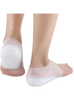 Beauenty Heightening Heel Pad Insole 3.5cm, Height Increase Heels Cushion Insole, Gel Heel Invisible Height Elevators, Heal Dry Cracked Heels Arch Support Heel Protectors  - Image 1
