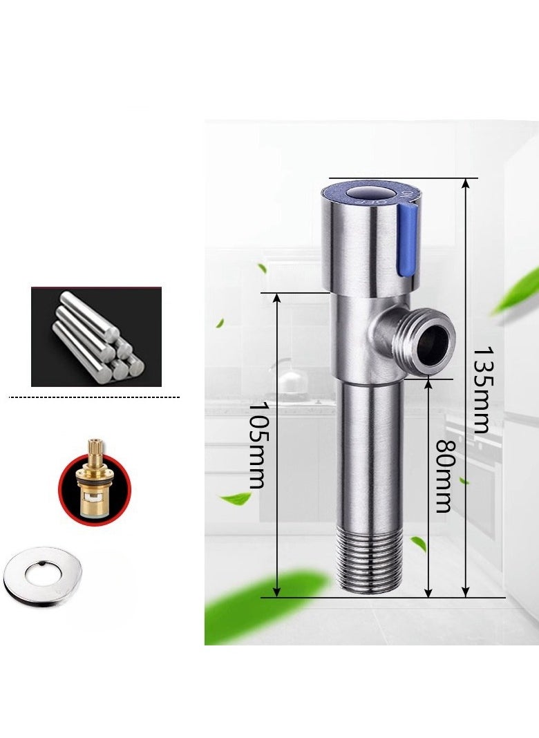 EBMINI - Household One In Two Out Three Way Four Point Valve Stop Water Valve Triangle Valve - Image 1