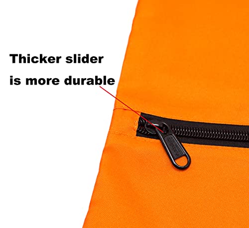HOLYLUCK Drawstring Backpack Bag Sport Gym Sackpack (orange) - Image 4