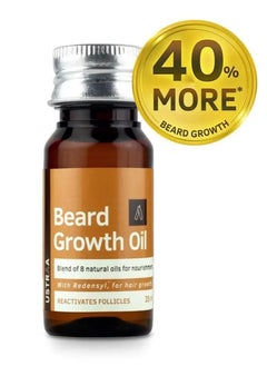 Ustraa Beard Growth Oil 35ml More Beard Growth With Redensyl 8 Natural Oils including Jojoba Oil Vitamin E Nourishment & Strengthening No Sulphates No Parabens No Silicone No Mineral Oil  - Image 4