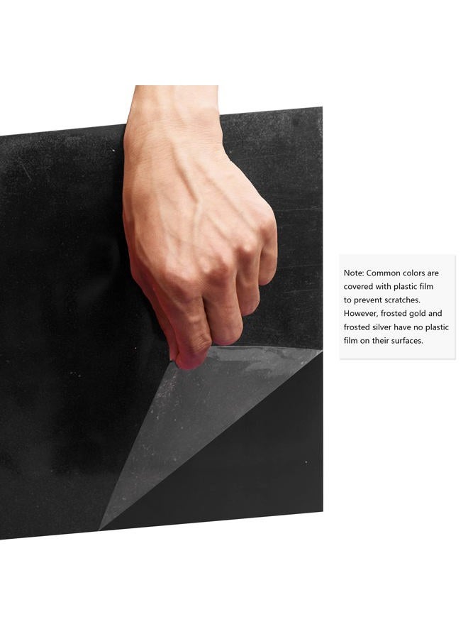 XLNT TECH Engraving Blank Materials ABS Double Color Plastic Sheet, Black/White (7" x 11" x .040", 12 Pieces) for Interior Signs, Badges. - Image 3