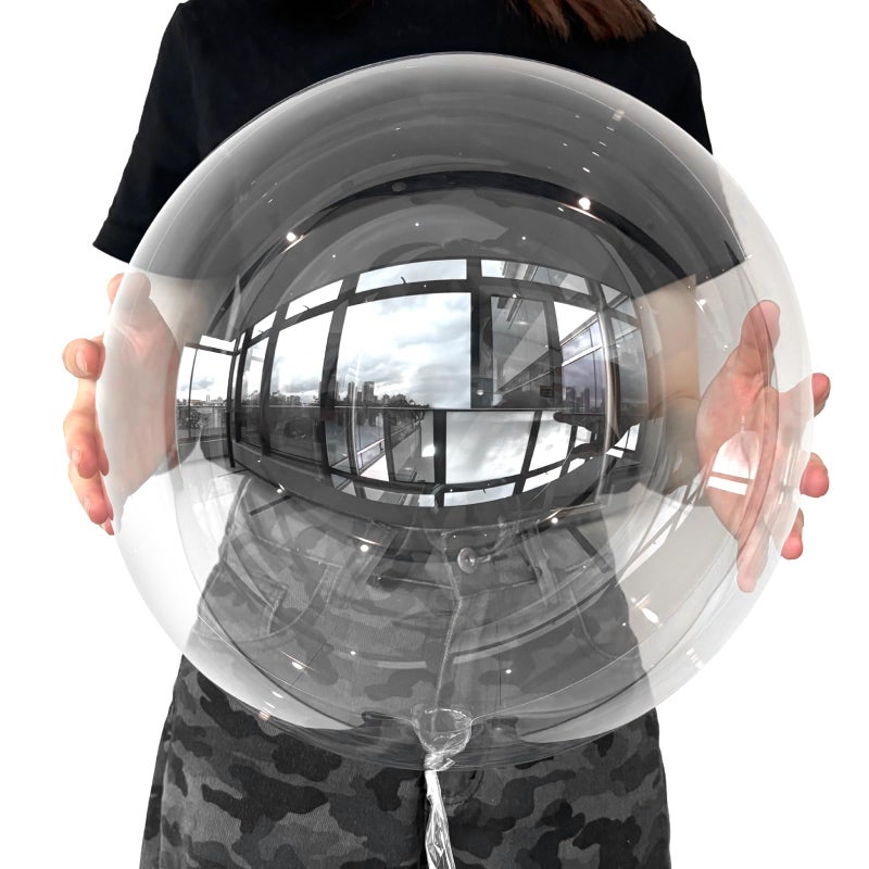 Haolongfa Bobo Balloons 24 Inch â€“ Clear Bubble Balloon for Stuffing, 25 Pcs Transparent Balloons for DIY Party Decor, Birthday, Wedding, Baby Shower, Grad, Anniversary, Indoor Outdoor Celebration - Image 1