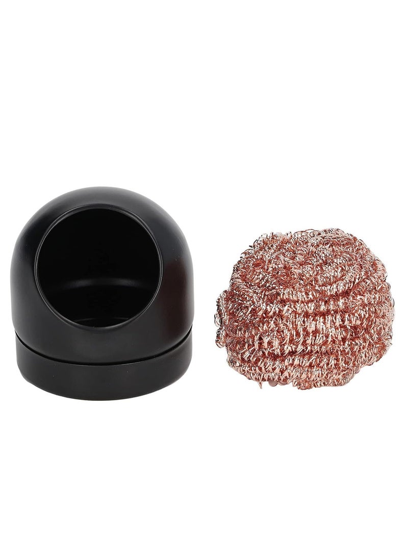 Rubik Soldering Tip Iron Cleaner Wire, Solder Head Cleaning Wire Ball and Holder Base (No Water Needed)  - Image 2