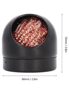 Rubik Soldering Tip Iron Cleaner Wire, Solder Head Cleaning Wire Ball and Holder Base (No Water Needed)  - Image 3