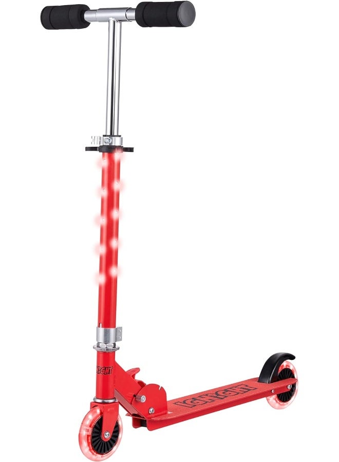 Voyager 2 Wheel Kick Scooter with Light Up Wheels and T-bar - Image 2