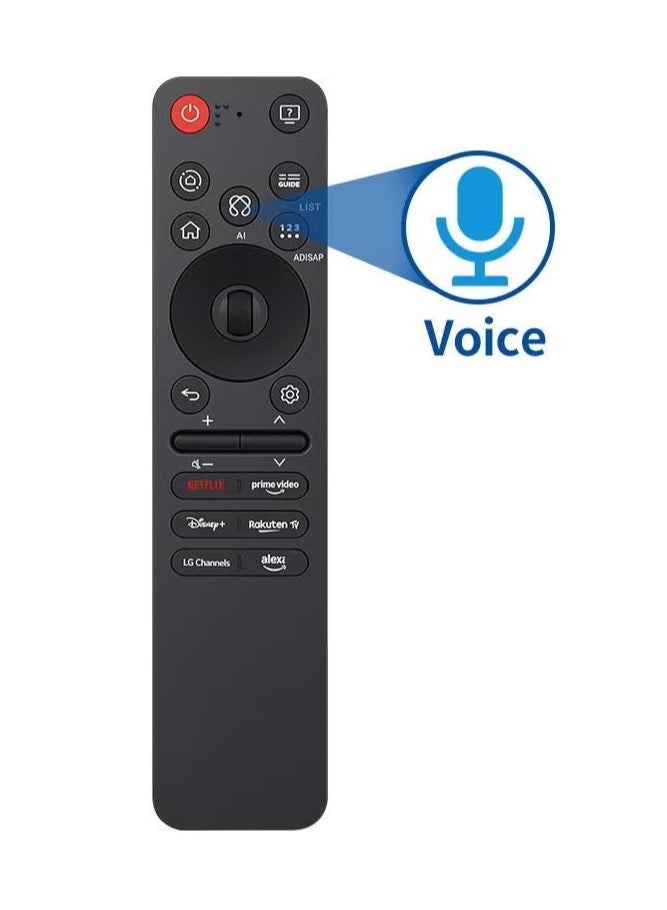 （Voice Built-in）Original MR25GA Magic Remote for 2025 LG TVs — AI & Pointer