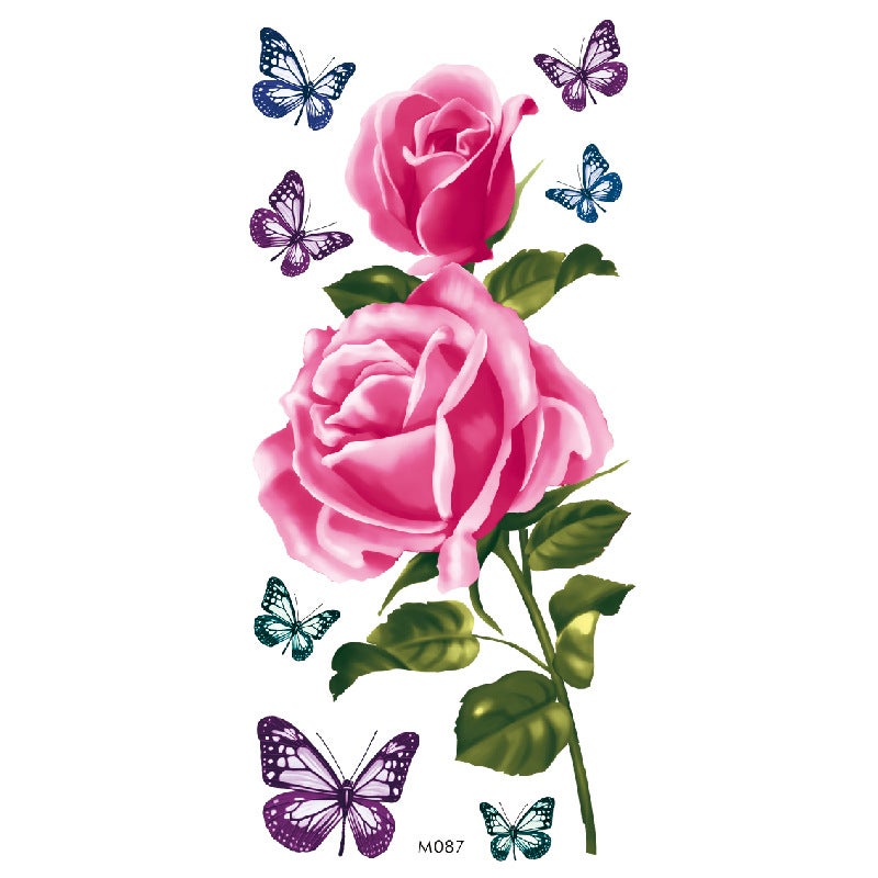 Eagle Tattoo Animal Flower Snake Text Tattoo Color Printing Black And White Supply - Image 4