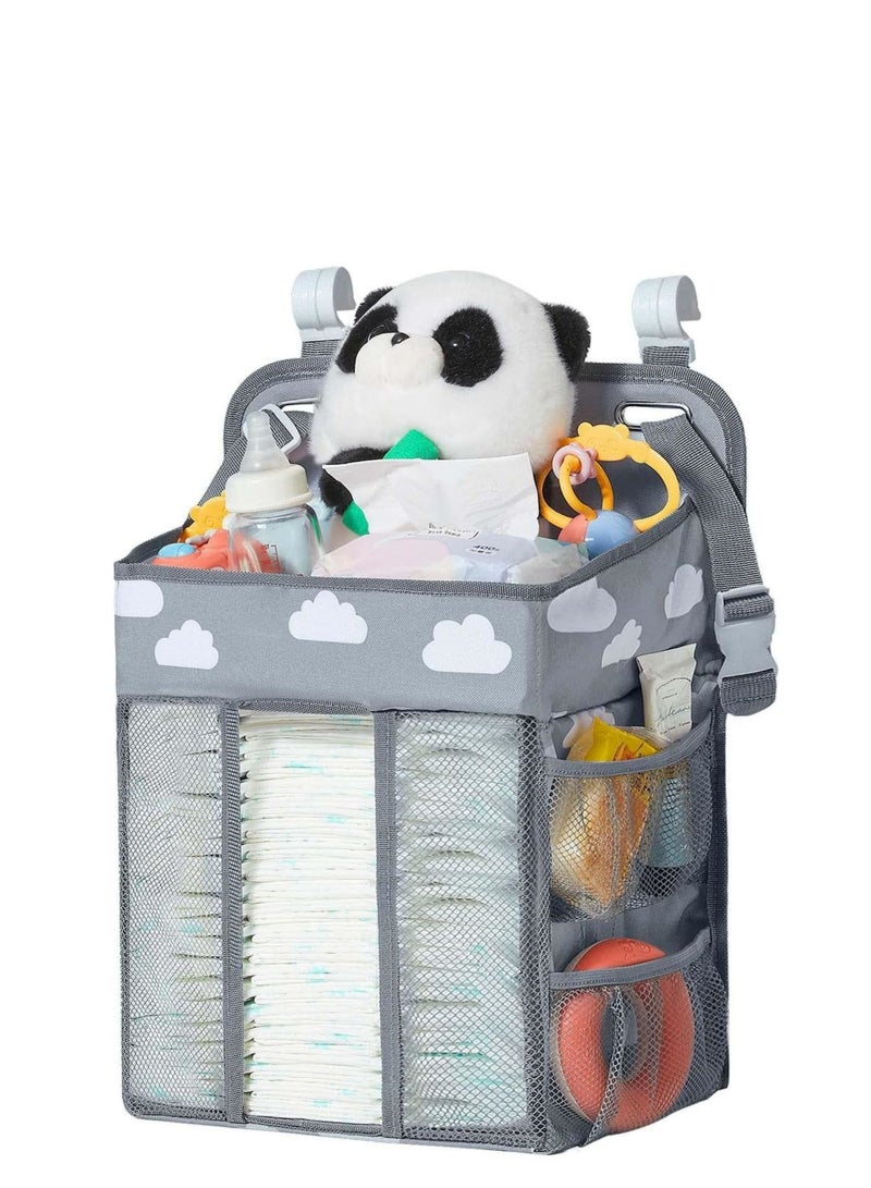 Cool Baby COOLBABY Baby Diaper Storage Bag multi-functional Large Capacity Bedside Hanging Storage - Image 1
