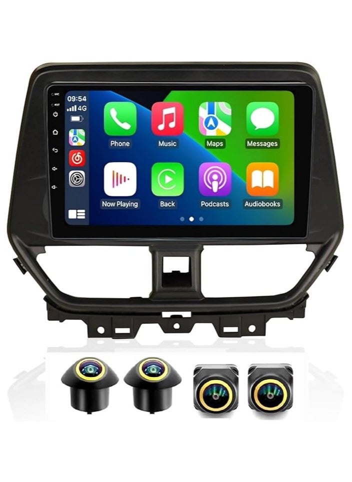 Android Car Stereo for Suzuki Baleno Suzuki Fronx 2022-2024 4GB RAM 64GB ROM Support Carplay, M-Link Wi-Fi BT, Radio GPS, 10 Inch IPS.QLED,Fast interface, Touch Screen with 360D Camera Included